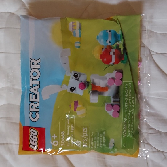 LEGO CREATOR EASTER BUNNY WITH COLORFUL EGGS BNWT 1 Left - Picture 4 of 5